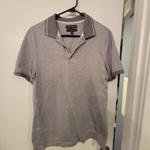 Banana Republic Men's Gray Polo Shirt